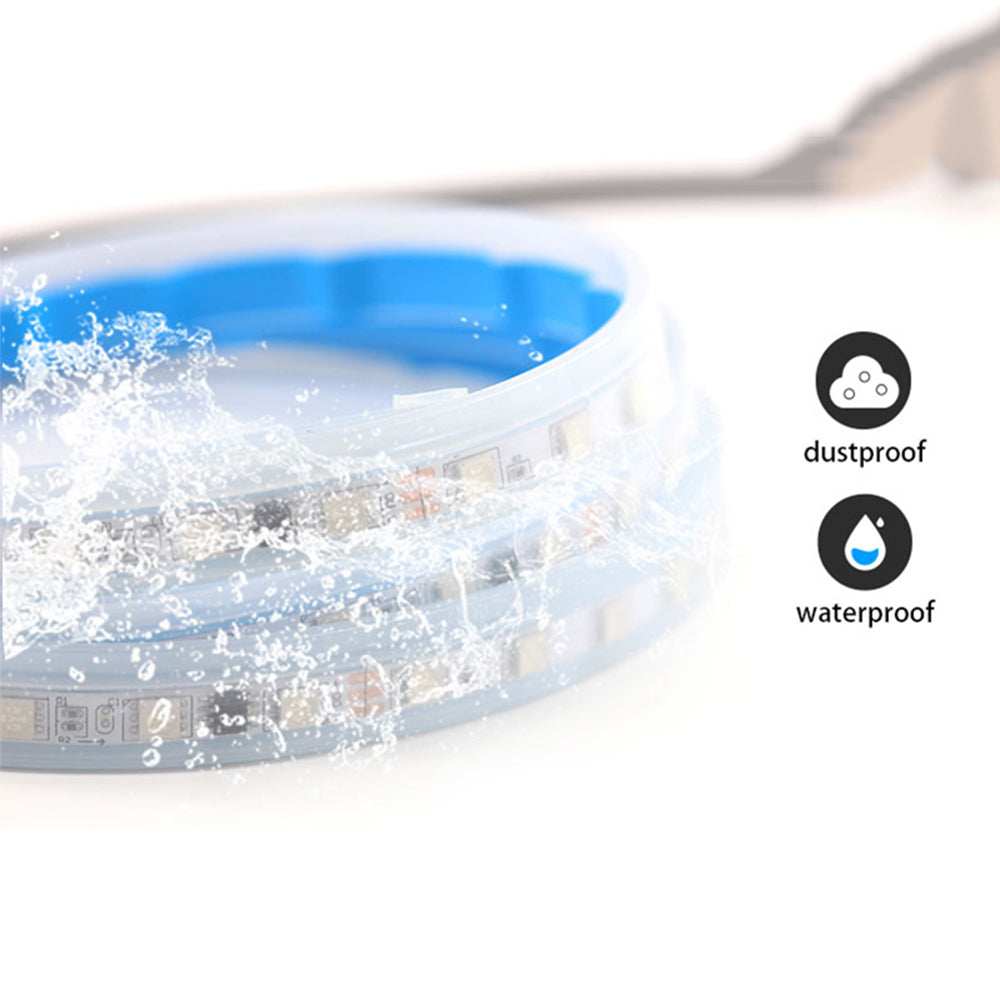 JG02 180cm 7 Color Exterior Car LED Strip Lights Color Change Waterproof Daytime Running LED Light Strip