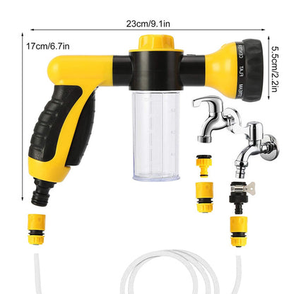 100ml Multi-Functional Water Gun Liquid-Filled High-Pressure Hand Sprayer for Washing Car Watering Lawn