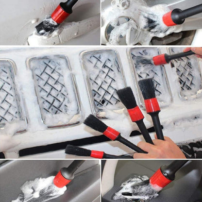 14Pcs / Set Car Cleaning Cloth Washing Mitten Duster Wheel Hub Brush Vehicle Detailing Brushes Kit
