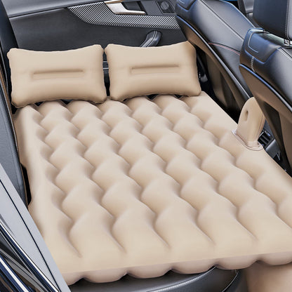 ZD-431 Air Inflation Bed SUV Truck Straight Stripe Sleeping Mat Car PVC Flocking Mattress