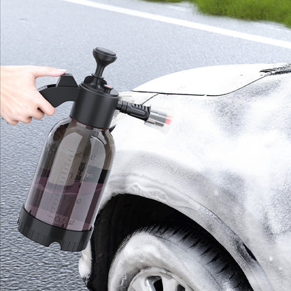2L Foam Sprayer Car Wash Foam Watering Can Water Bottle Auto Cleaning Tool with Towel + Sponge