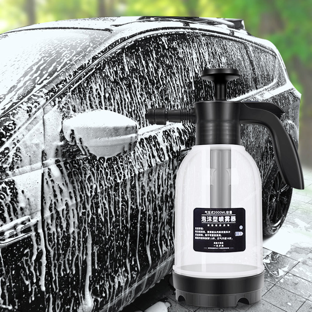 9319F 2L Foam Sprayer Watering Can Car Wash Cleaning Tool Foam Generator Bottle