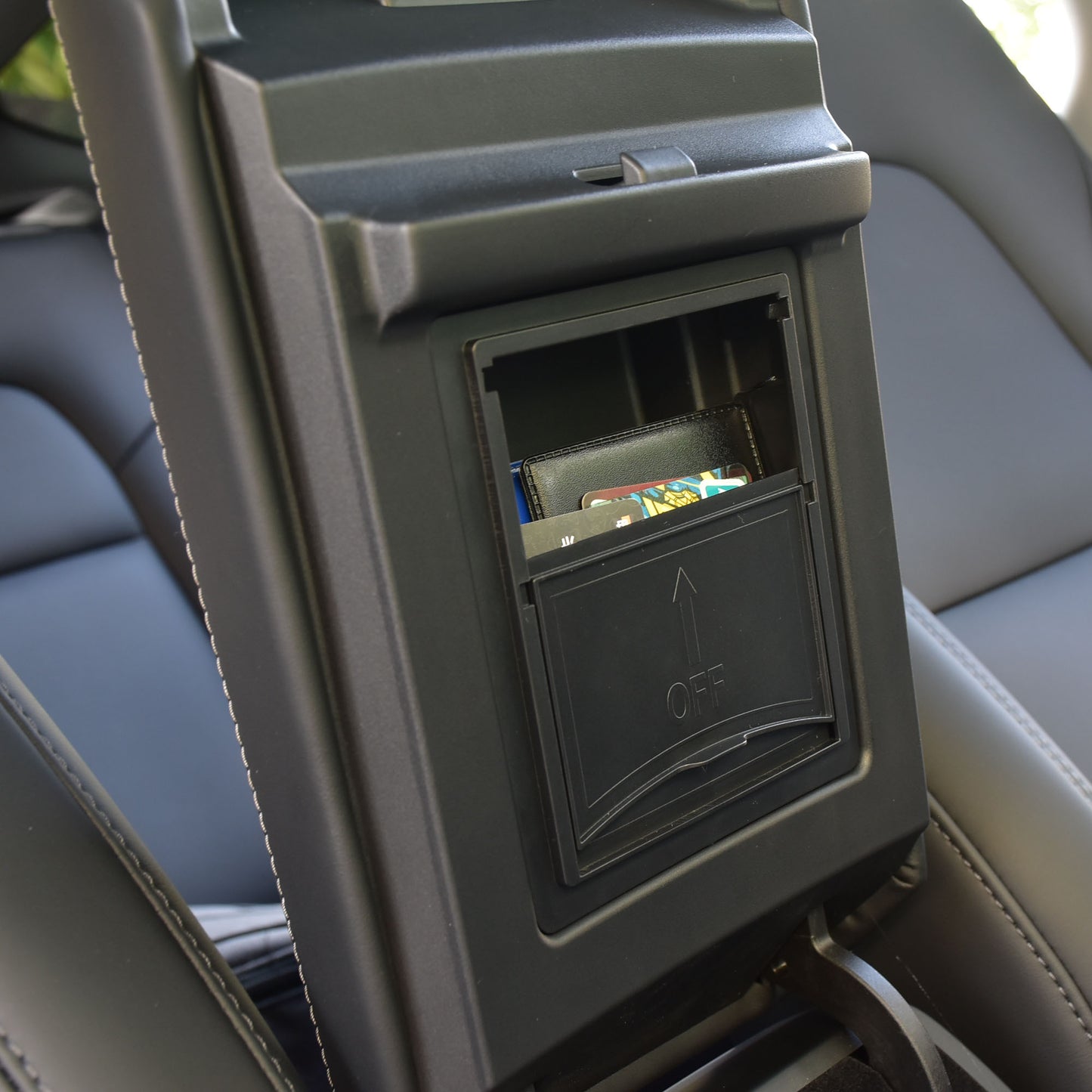 For Tesla Model 3 / Model Y 1 Set Center Console Organizer Tray Armrest Hidden Storage Box Container