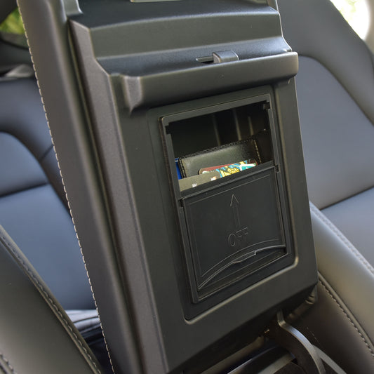 For Tesla Model 3 / Model Y 1 Set Center Console Organizer Tray Armrest Hidden Storage Box Container