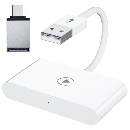 THT-020-2 iP Wireless CarPlay Converter Dongle for Wired CarPlay Car Adapter Support Online Update, Plug & Play