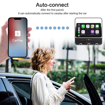 THT-020-2 iP Wireless CarPlay Converter Dongle for Wired CarPlay Car Adapter Support Online Update, Plug & Play