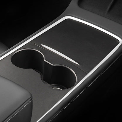 M30246 For Tesla Model 3 17-22 / Model Y 21-22 Car Center Console Cover Protector PU Central Control Panel Sticker
