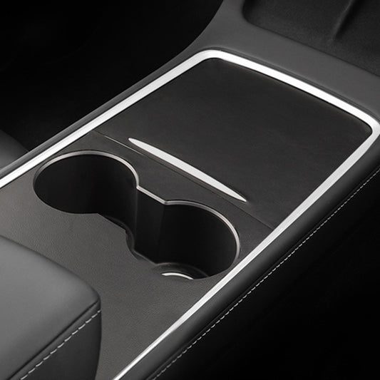 M30246 For Tesla Model 3 17-22 / Model Y 21-22 Car Center Console Cover Protector PU Central Control Panel Sticker
