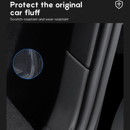 TSL21 2Pcs / Set For Tesla Model Y 21-22 Rear Trunk Corner Protection Cover ABS Car Trunk Side Guard