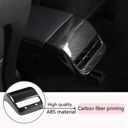 M30035 For Tesla Model 3 / Model Y Plastic Car Rear Air Vent Outlet Frame Interior Part