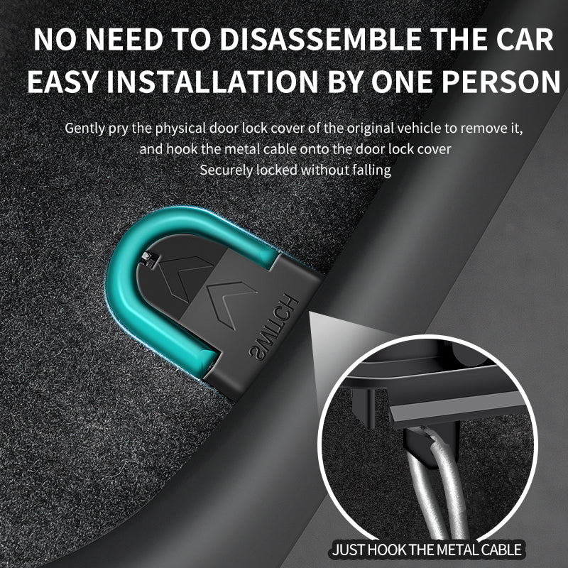 TSL278 2Pcs Car Rear Seat Physical Lock for Tesla Model-Y Accessories