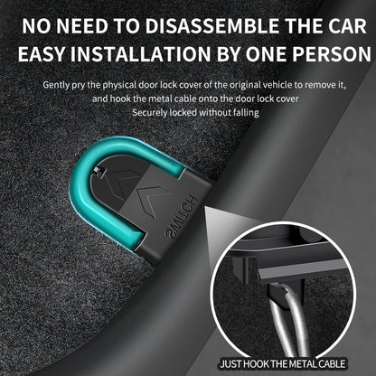TSL278 2Pcs Car Rear Seat Physical Lock for Tesla Model-Y Accessories