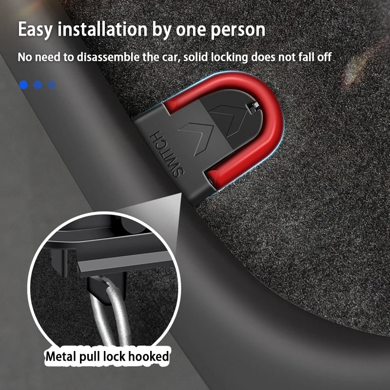TSL278 2Pcs Car Rear Seat Physical Lock for Tesla Model-Y Accessories