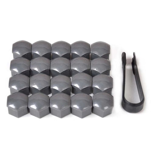 T98 20Pcs Wheel Screw Cap for Tesla Model 3 / X / S Car Nut Bolts Cap Tire Modify Dustproof Rustproof Cover Set
