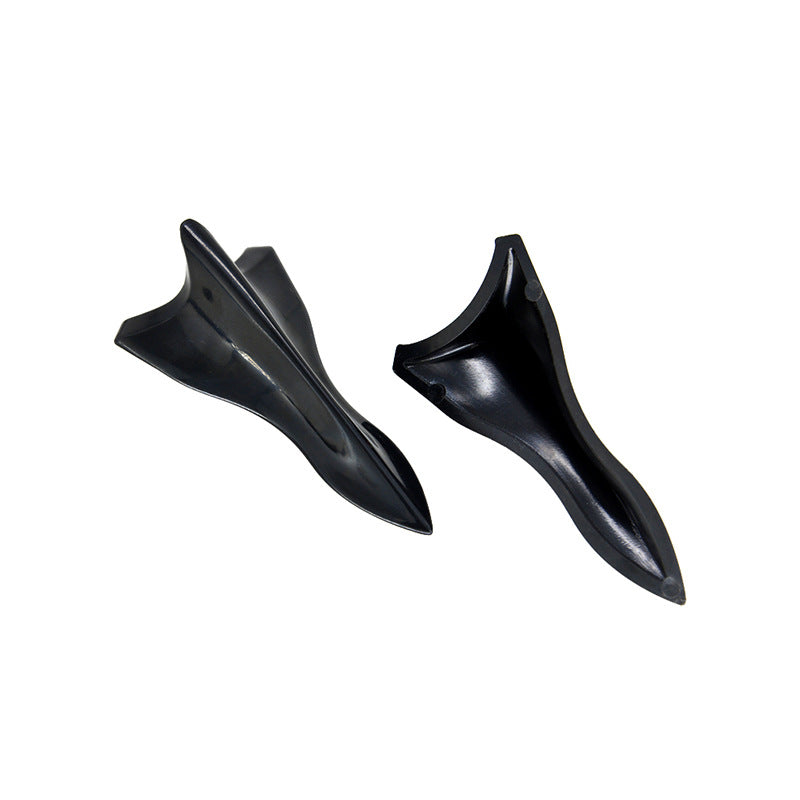 YT-1026 10Pcs / Set Auto Car Roof Shark Fins Vehicle Tail Wings Cover Trim Exterior Decoration Sticker