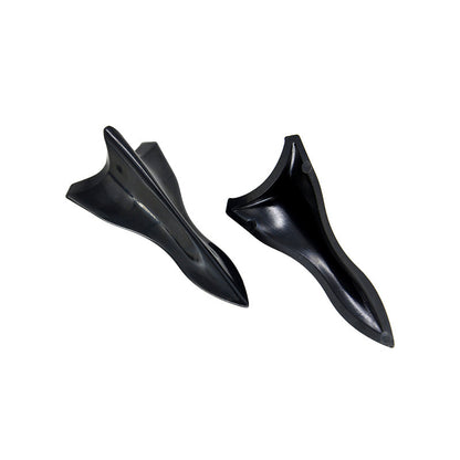 YT-1026 10Pcs / Set Auto Car Roof Shark Fins Vehicle Tail Wings Cover Trim Exterior Decoration Sticker