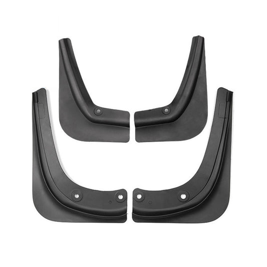 TSLZH151 4Pcs / Set Car Fenders for Tesla Model 3 , Front Rear TPE Mud Splash Guards Mudguards