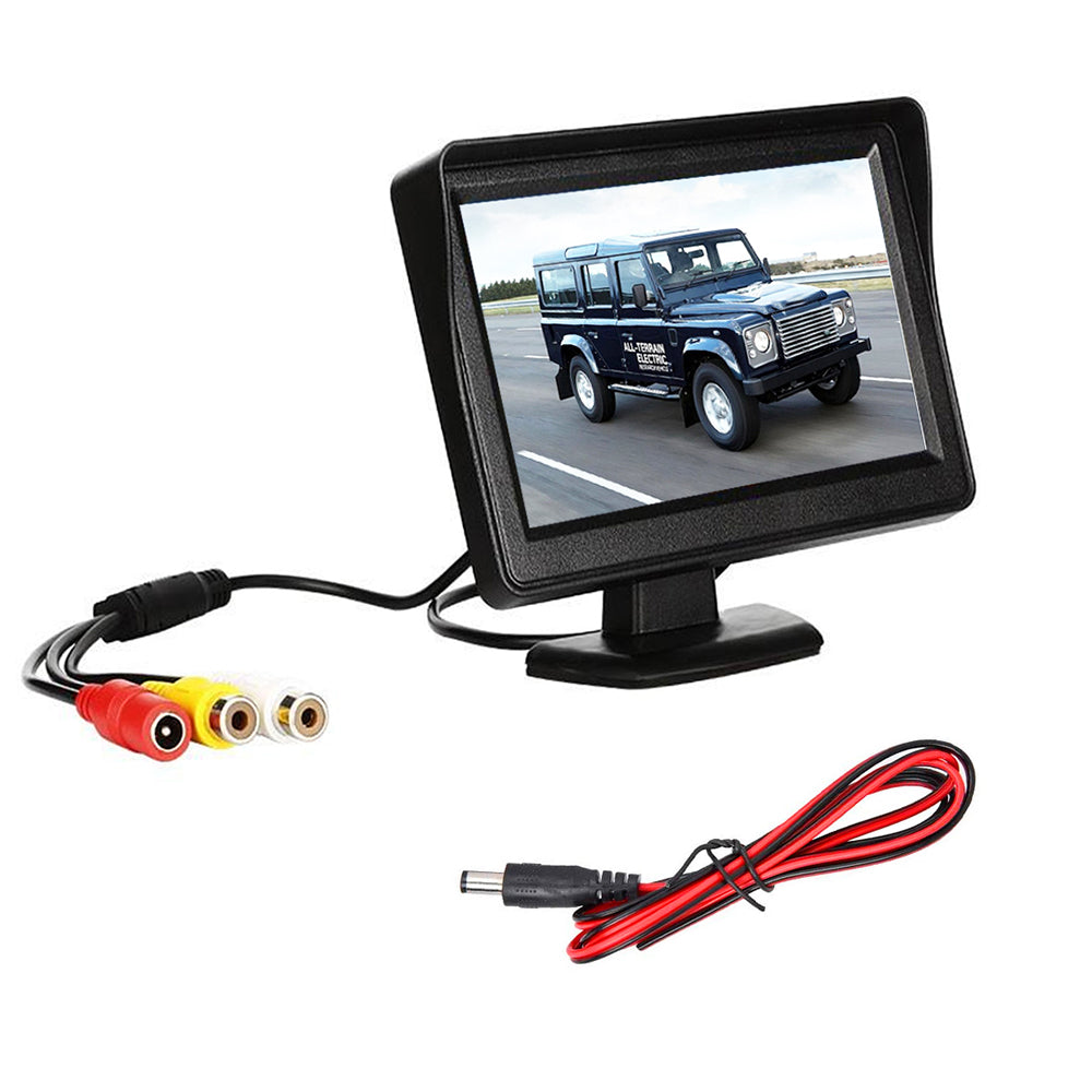 RH-301 4.3-inch Car Parking Monitor High-Definition Display Dual AV Input Vehicle Reversing Image Screen