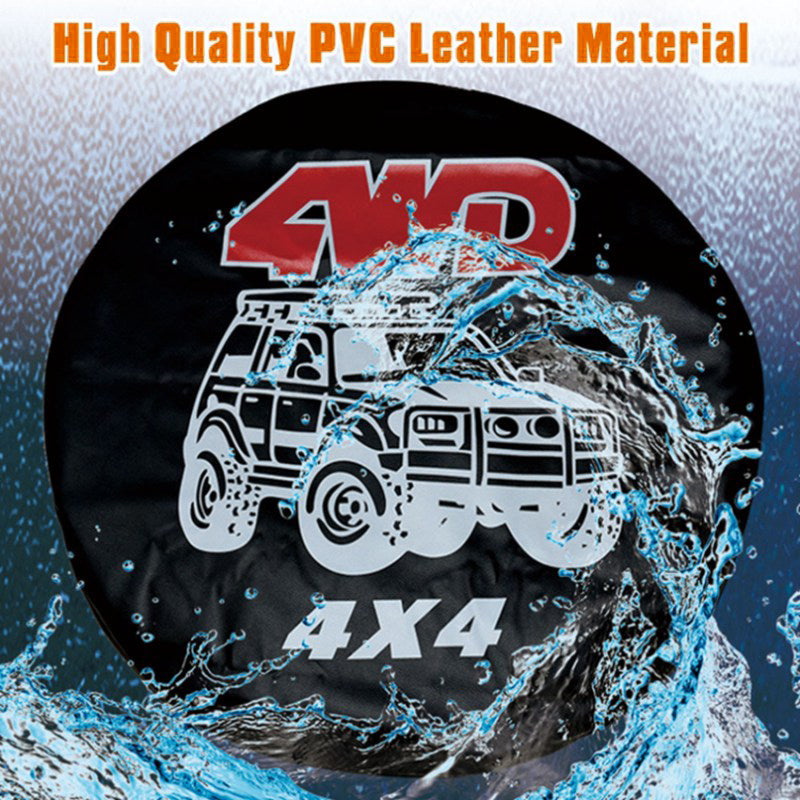 PVC Spare Tire Wheel Cover Waterproof Dust-proof Replacement Tire Protector