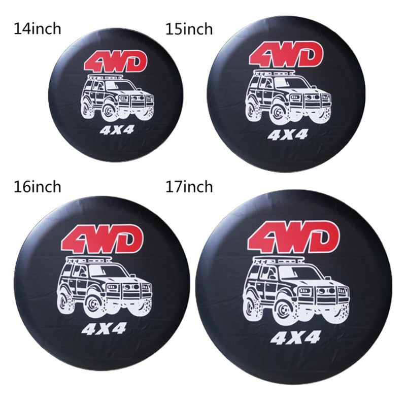 PVC Spare Tire Wheel Cover Waterproof Dust-proof Replacement Tire Protector