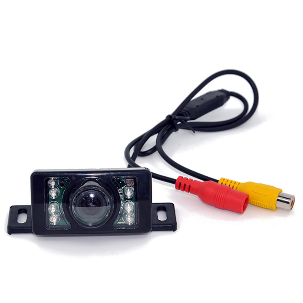 RH-308 Car Rear View Mirror Display 4.3-Inch Truck Rearview Mirror Screen with Short License Plate Camera