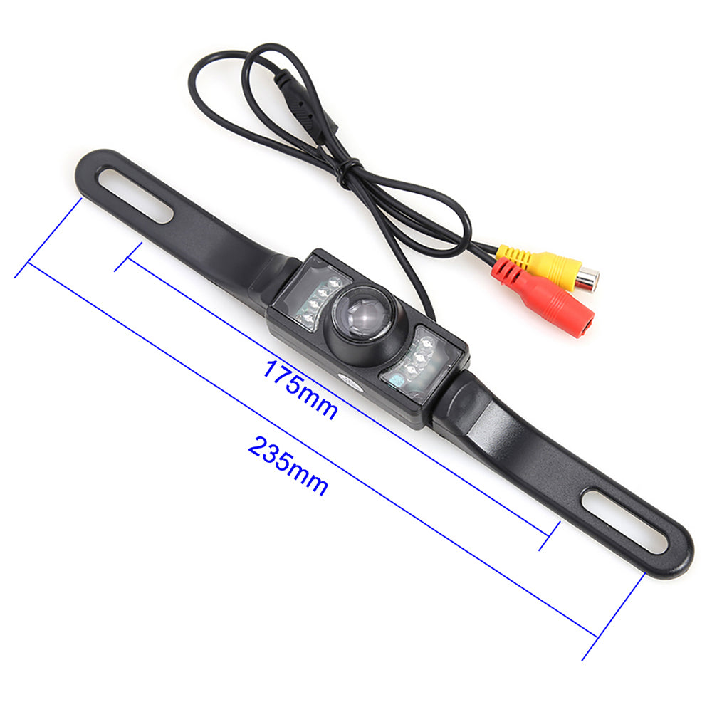 RH-309 4.3-inch LCD Car Monitor Camera Rear View Parking System Kit with License Plate Camera (AV Cable)