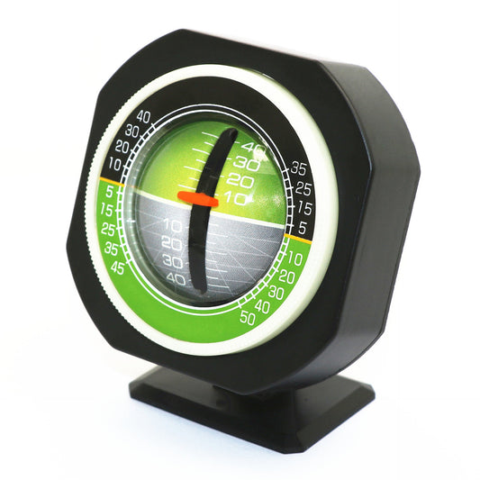 Car Mount Inclinometer with LED Light Rotating Inclination Measuring Gauges