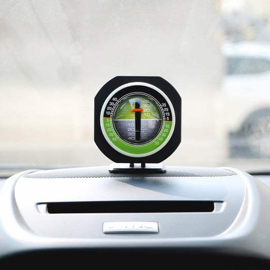 Car Mount Inclinometer with LED Light Rotating Inclination Measuring Gauges