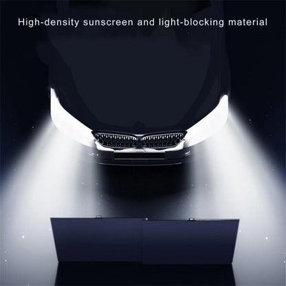 2Pcs Summer Car Windshield Sun Shade Umbrella Sunshade Cover UV Reflective Front Window Sun Visor