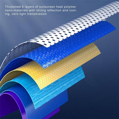2Pcs Summer Car Windshield Sun Shade Umbrella Sunshade Cover UV Reflective Front Window Sun Visor