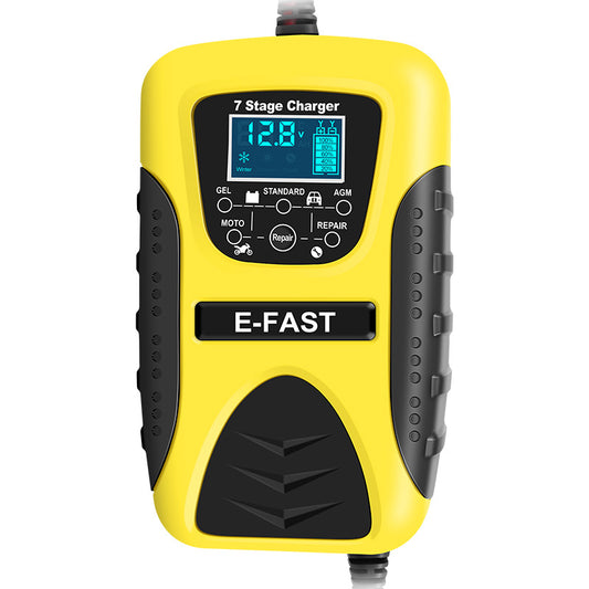 E-FAST zyx-J20 12V 7A 7-Stage Battery Charger Car Motorcycle Lead-Acid Battery Charger Maintainer