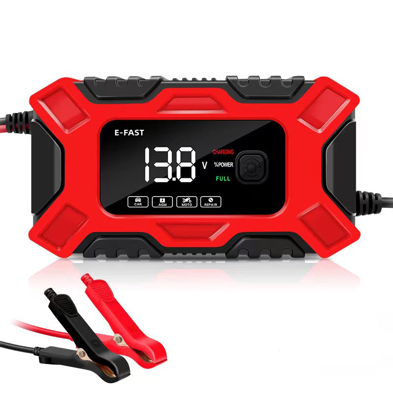 E-FAST TK300 12V Car Motorcycle Battery Charger Lead-Acid Battery Restore Charger
