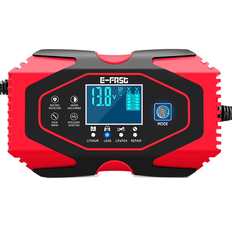 E-FAST zyx-J40 12V / 24V 7-Stage Car Motorcycle Battery Charger Lead-Acid Lithium Battery Charger