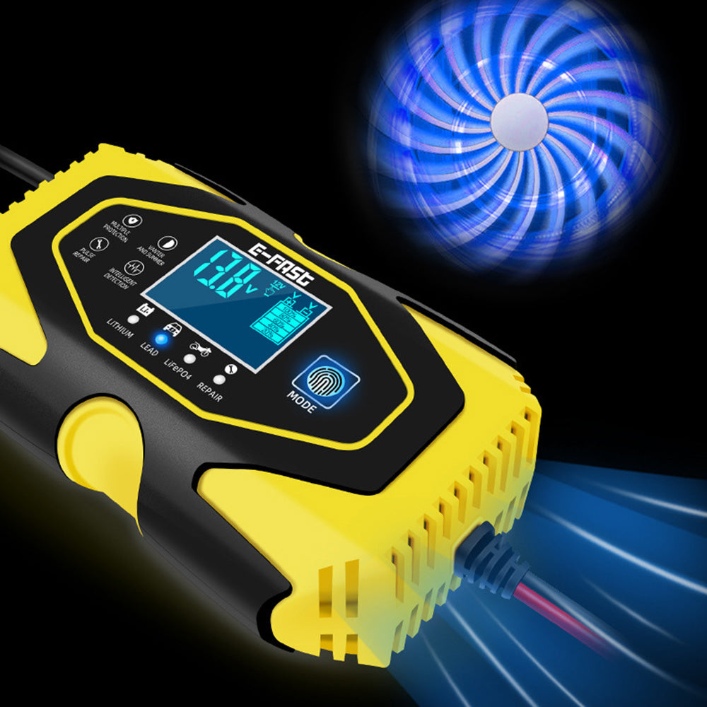 E-FAST zyx-J40 12V / 24V 7-Stage Car Motorcycle Battery Charger Lead-Acid Lithium Battery Charger