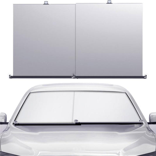 PM-1120 Summer Aluminum Alloy Car Windshield Sun Shade Umbrella Sunshade Cover UV Reflective Front Window Sun Visor