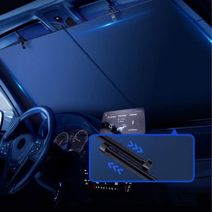 PM-1120 Summer Aluminum Alloy Car Windshield Sun Shade Umbrella Sunshade Cover UV Reflective Front Window Sun Visor