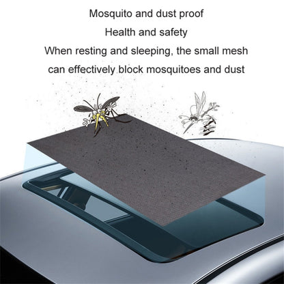 Magnetic Car Sunroof Window Sunshade UV Protection Anti Mosquito Mesh Cover Shading Net, Size L: 100*65cm