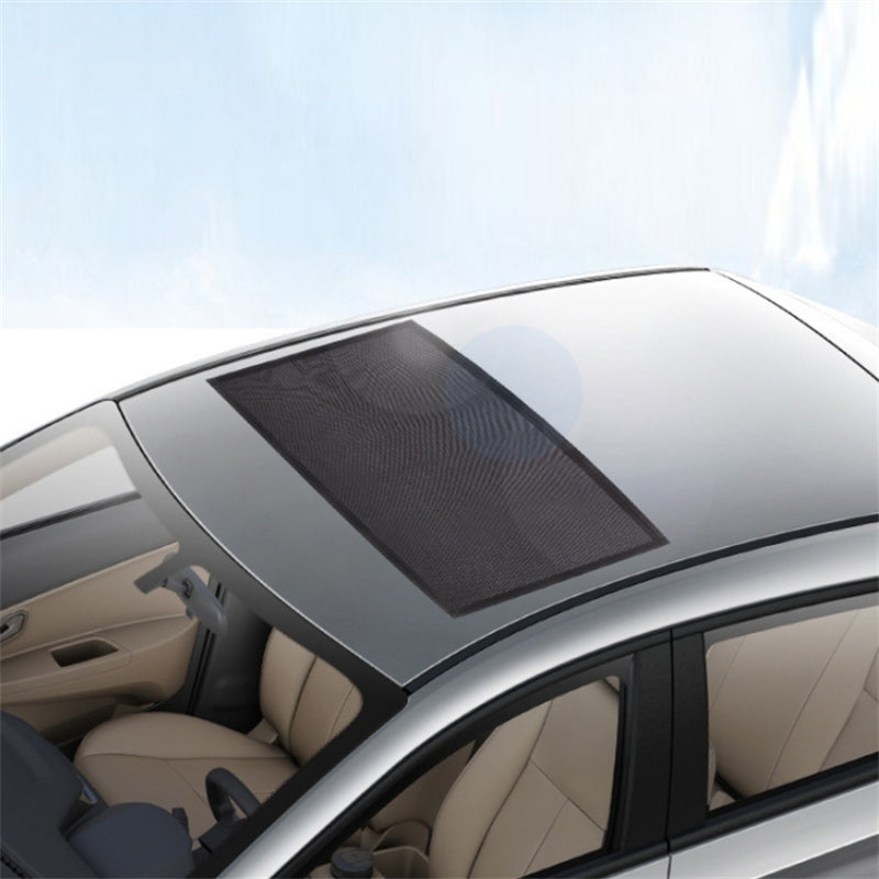 Magnetic Car Sunroof Window Sunshade UV Protection Anti Mosquito Mesh Cover Shading Net, Size L: 100*65cm