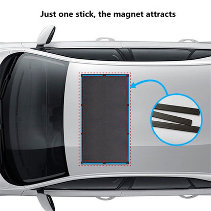 UV Protection Magnetic Car Sunroof Window Sunshade Anti Mosquito Mesh Cover Shading Net, Size S: 95*55cm