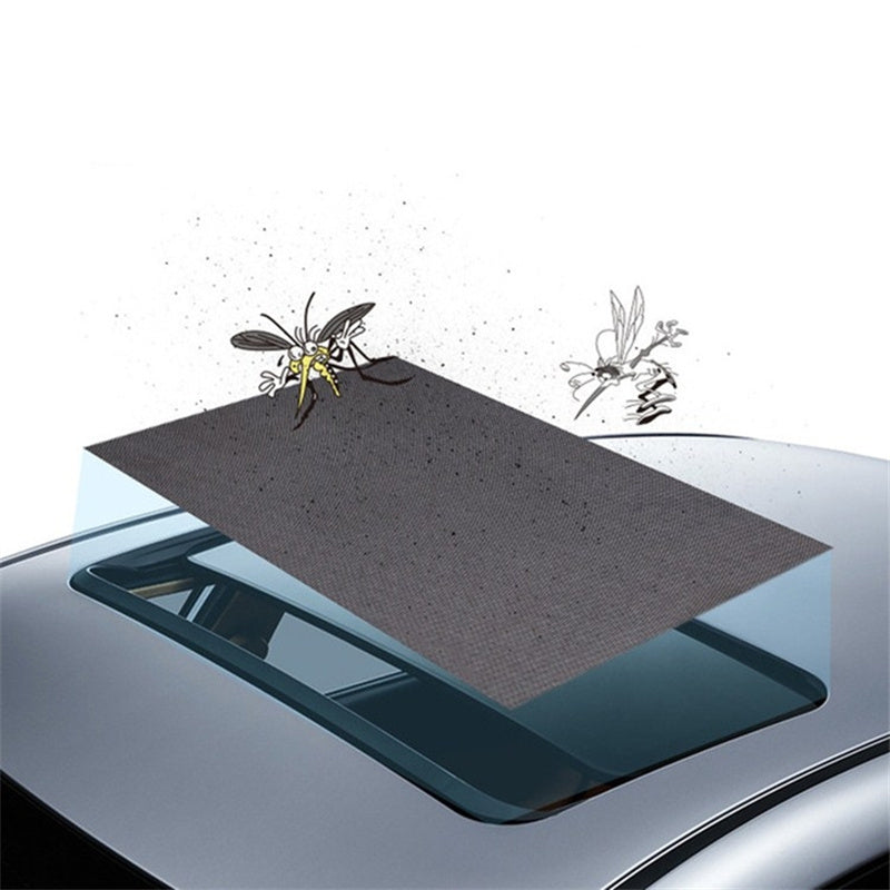 UV Protection Magnetic Car Sunroof Window Sunshade Anti Mosquito Mesh Cover Shading Net, Size S: 95*55cm