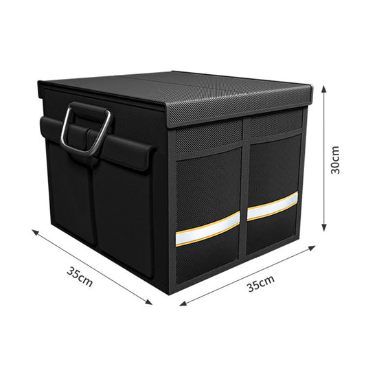 YH-4331 36L Reflective Outdoor Travel Trunk Organizer with Lid Folding Storage Case Car Trunk Box