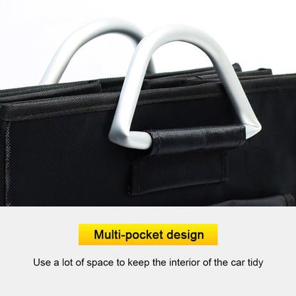 YH-4331 66L Outdoor Travel Trunk Organizer Storage Case Multipurpose Car Trunk Storage Box with Lid