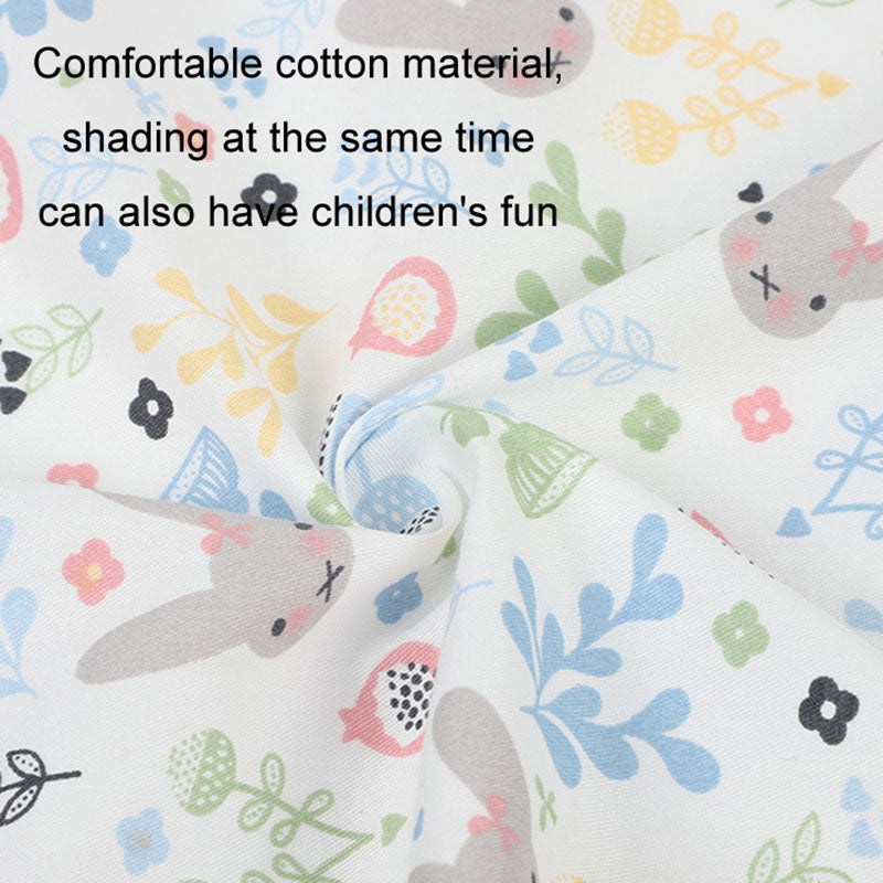 Cute Pattern Printed Car Window Anti-UV Curtain Cotton Cloth Vehicle Side Window Sun Shade Curtain
