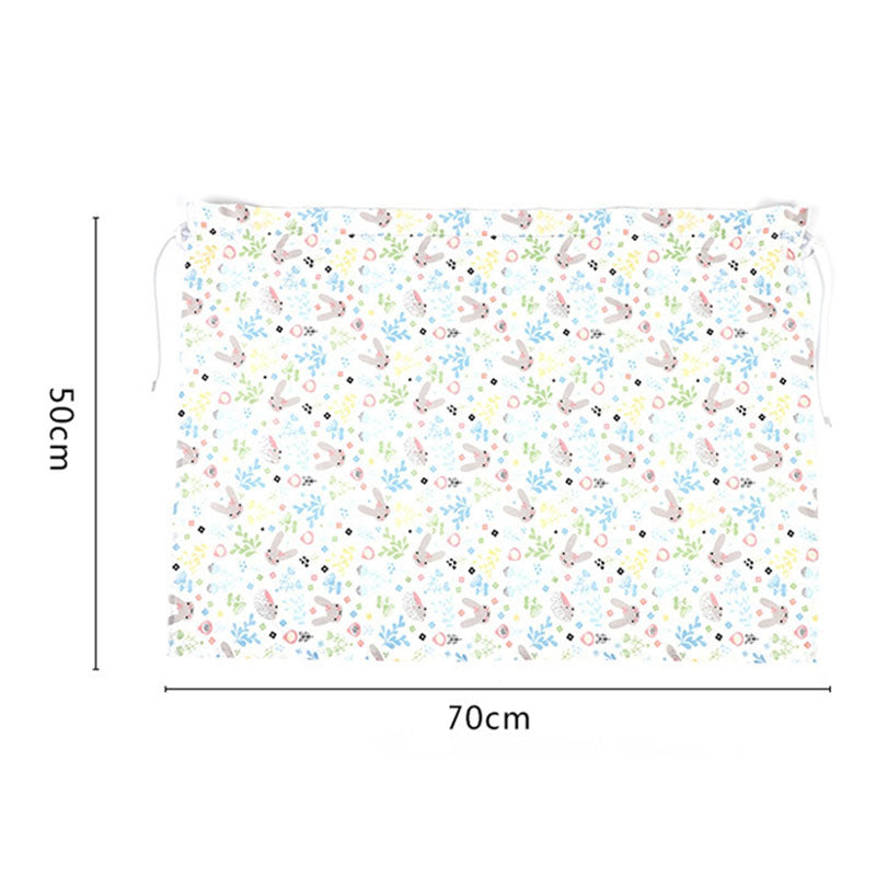 Cute Pattern Printed Car Window Anti-UV Curtain Cotton Cloth Vehicle Side Window Sun Shade Curtain
