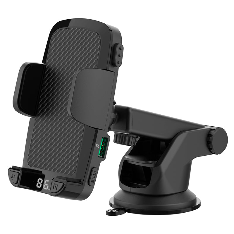 CS14 Gravitational Car Mount Air Vent Phone Holder Bracket MP3 Player FM Bluetooth Transmitter