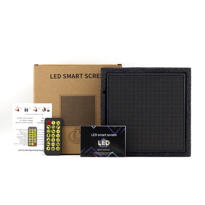 P64L Car LED Sign App Programmable Rear Windshield Scrolling Message LED Matrix Panel DIY Text Pattern Expression Screen