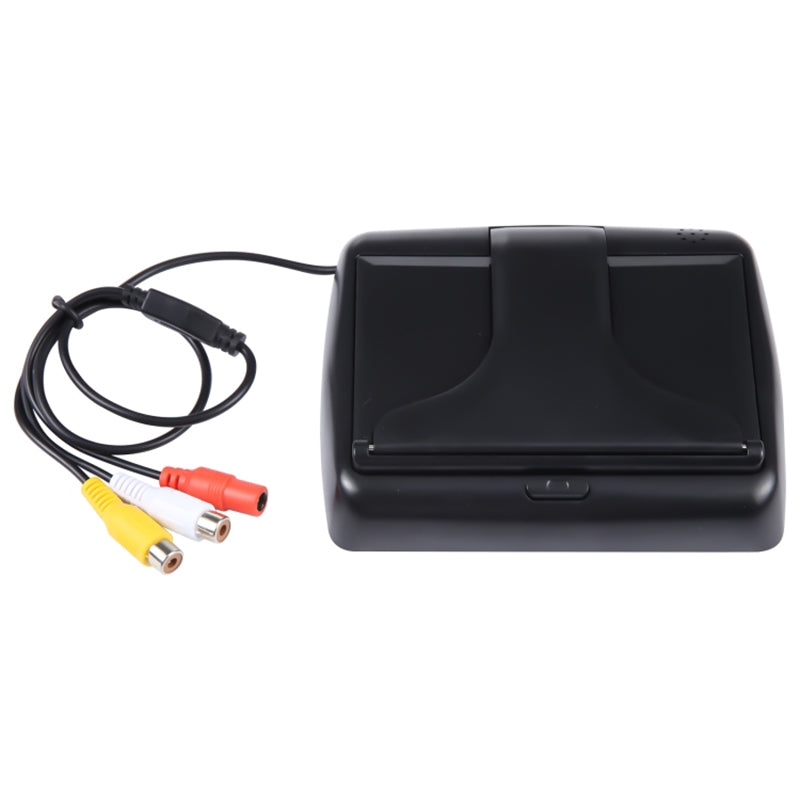 4.3 inch Foldable TFT-LCD Backup Camera Monitor Rear View Reverse Display Screen Car License Plate Camera for Parking