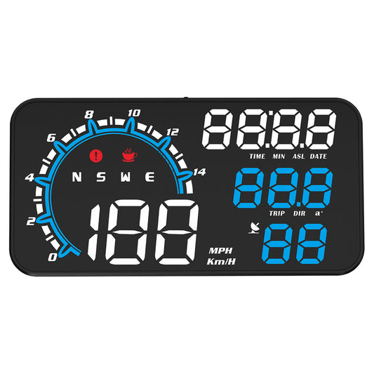 G11 Universal GPS HUD Head Up Display Speed Instrument with Overspeed Alarm for Oil Fuel Electric Hybrid Vehicle