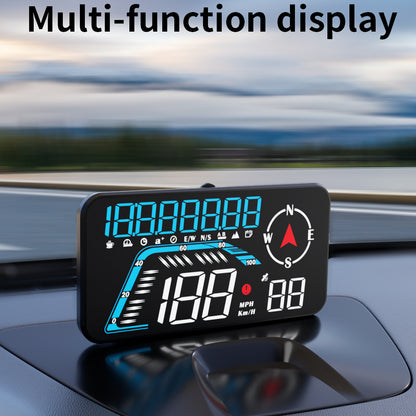 G12 HUD GPS Digital Car Speedometer Windshield Suction Cup Mount Head-Up Display