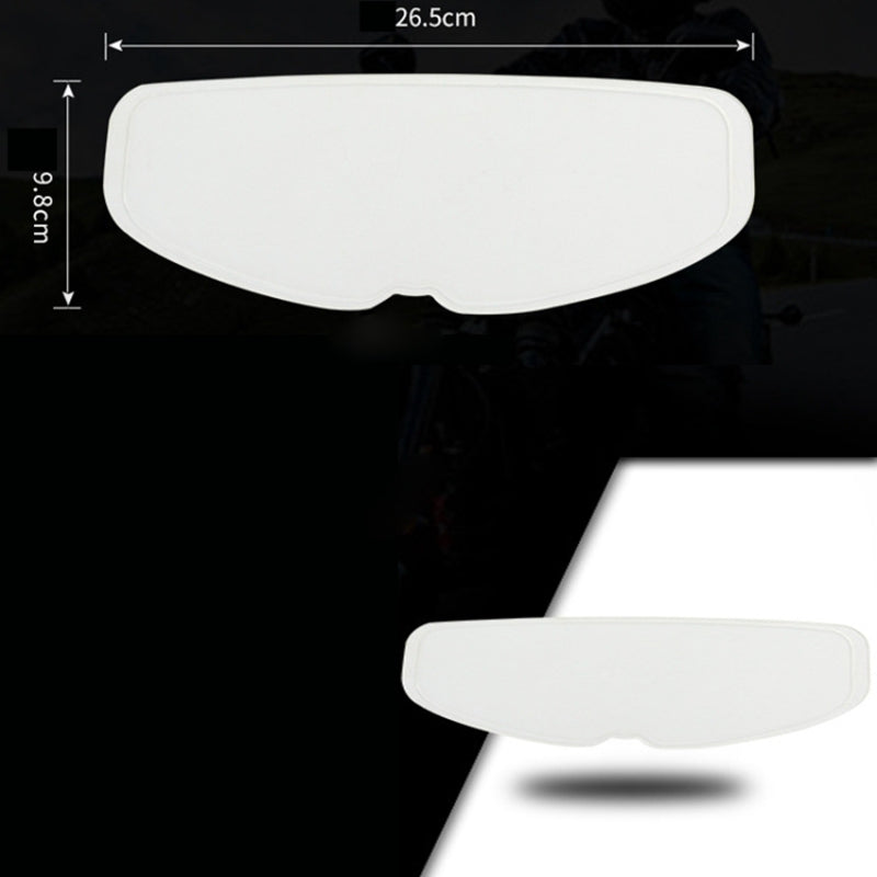 SOMAN Universal Motorcycle Helmet Anti-fog Film UV Protection Shield Sticker